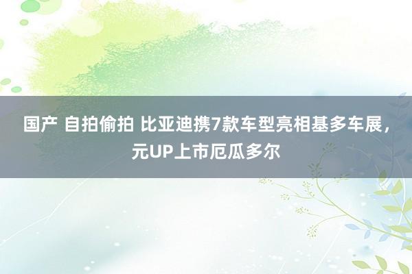 国产 自拍偷拍 比亚迪携7款车型亮相基多车展，元UP上市厄瓜多尔