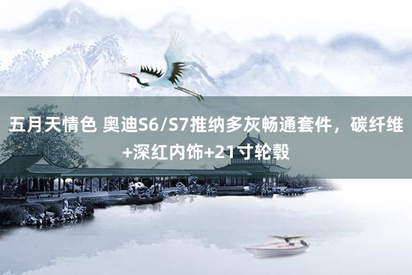 五月天情色 奥迪S6/S7推纳多灰畅通套件，碳纤维+深红内饰+21寸轮毂