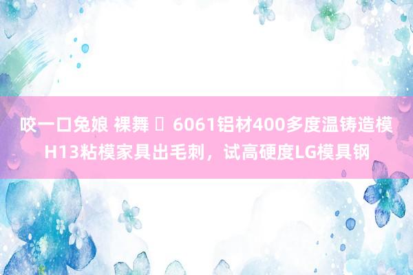 咬一口兔娘 裸舞 ​6061铝材400多度温铸造模H13粘模家具出毛刺，试高硬度LG模具钢