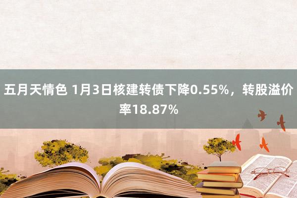 五月天情色 1月3日核建转债下降0.55%，转股溢价率18.87%